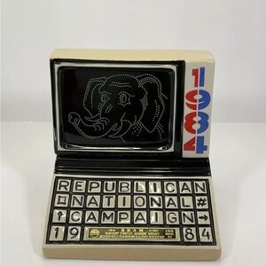 Vintage 1984 republican National Campaign Computer Decanter